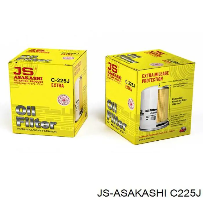 C225J JS Asakashi Масляный фильтр двигателя
