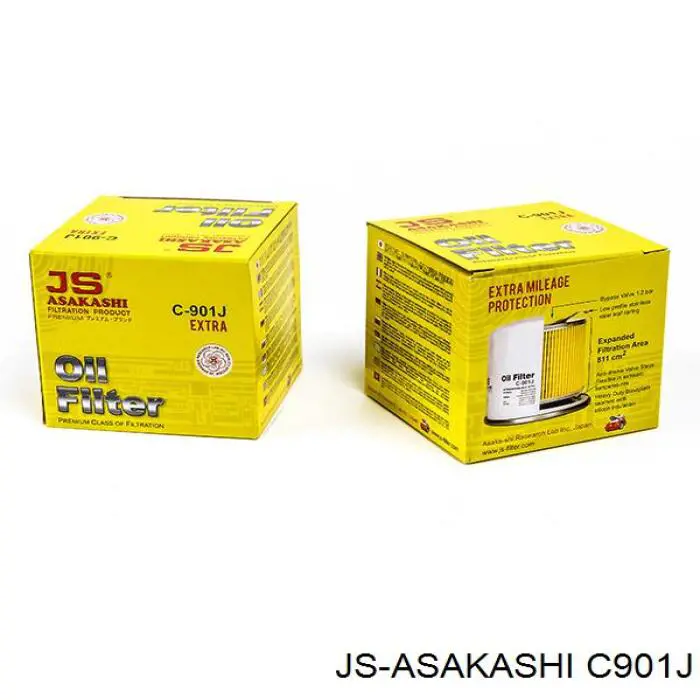 C901J JS Asakashi Масляный фильтр двигателя