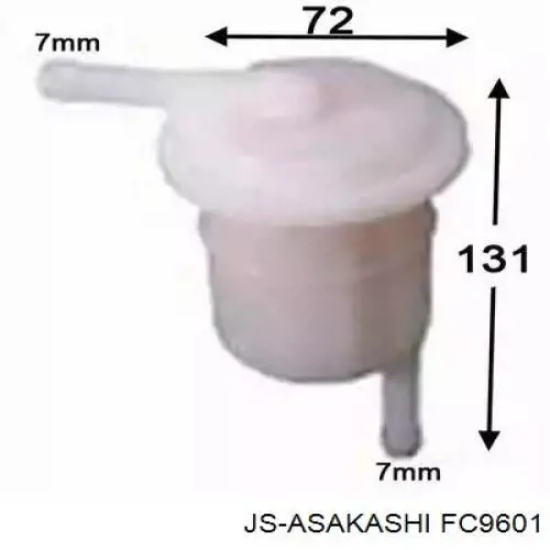 Купить FC9601 JS Asakashi Фильтр-отстойник топлива грубой очистки