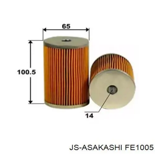 Топливный фильтр FE1005 JS Asakashi