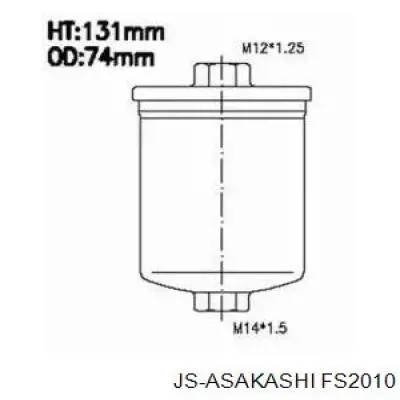 Топливный фильтр FS2010 JS Asakashi