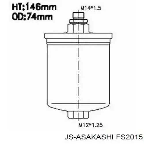 FS2015 JS Asakashi топливный фильтр