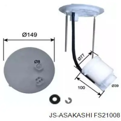 FS21008 JS Asakashi Фильтр топлива