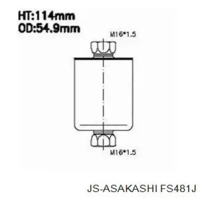 Топливный фильтр FS481J JS Asakashi