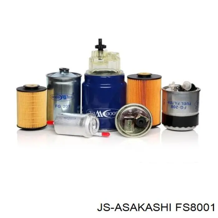 Купить FS8001 JS Asakashi Фильтр-отстойник топлива грубой очистки