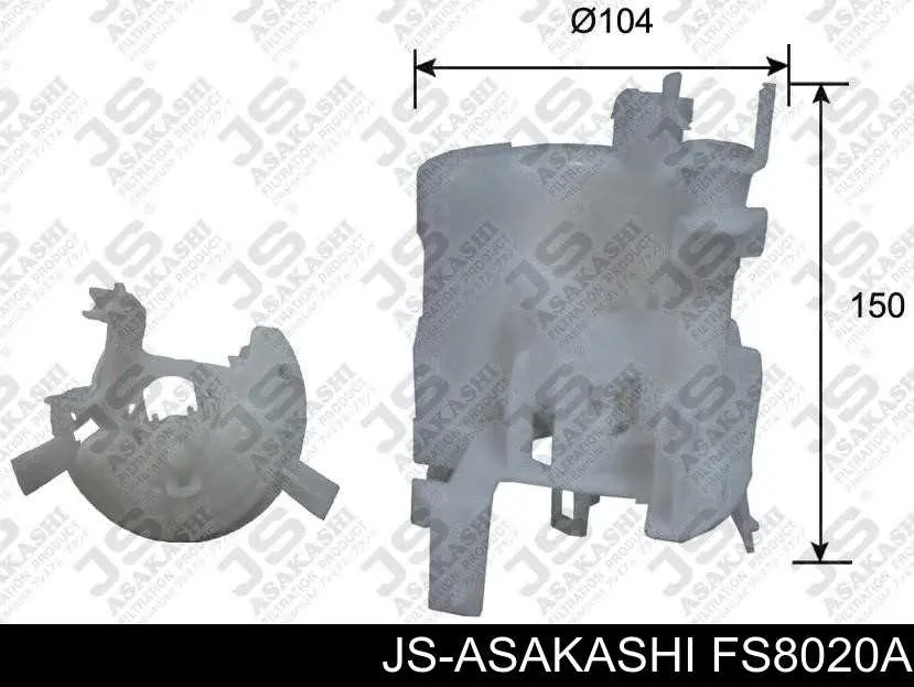 Топливный фильтр FS8020A JS Asakashi