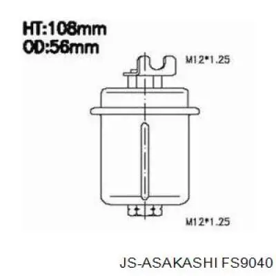 FS9040 JS Asakashi топливный фильтр