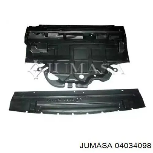 Proteção de motor, de panela (da seção de motor) para Opel Vivaro (J7)