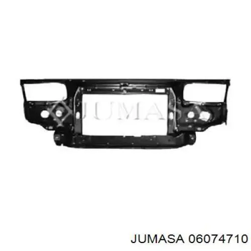 6U0805591 VAG suporte do radiador montado (painel de montagem de fixação das luzes)