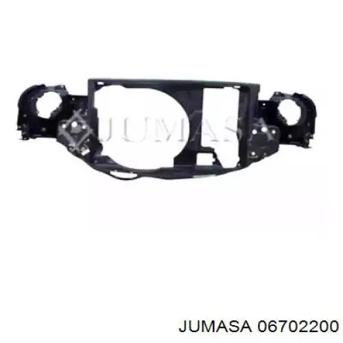 51647147106 Market (OEM) suporte do radiador montado (painel de montagem de fixação das luzes)