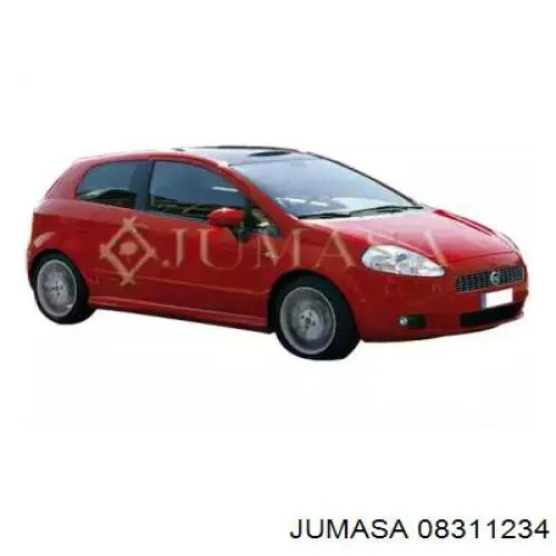 0051855634 Fiat/Alfa/Lancia pára-lama dianteiro direito