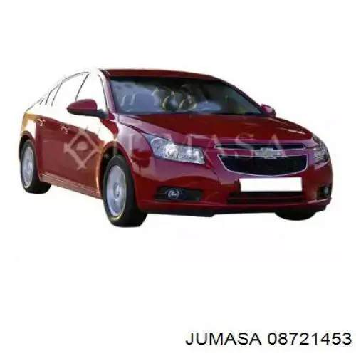 Guarda-barras direito do pára-lama dianteiro para Chevrolet Cruze (J300)