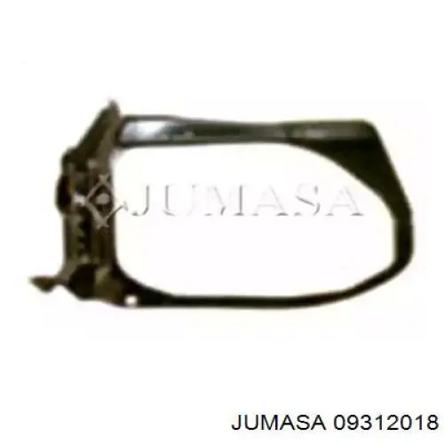 09312018 Jumasa suporte esquerdo do radiador (painel de montagem de fixação das luzes)