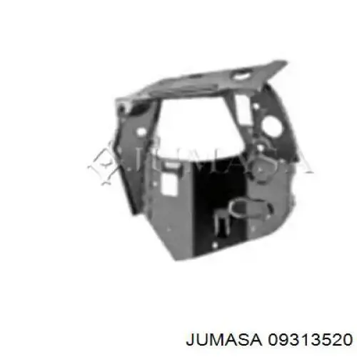 09313520 Jumasa suporte esquerdo do radiador (painel de montagem de fixação das luzes)
