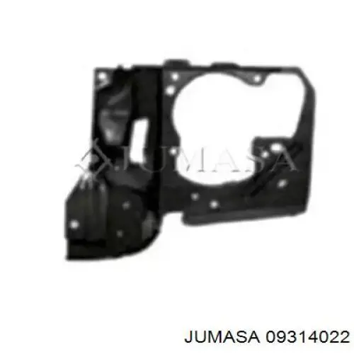 09314022 Jumasa suporte esquerdo do radiador (painel de montagem de fixação das luzes)