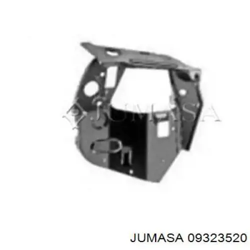 09323520 Jumasa suporte direito do radiador (painel de montagem de fixação das luzes)
