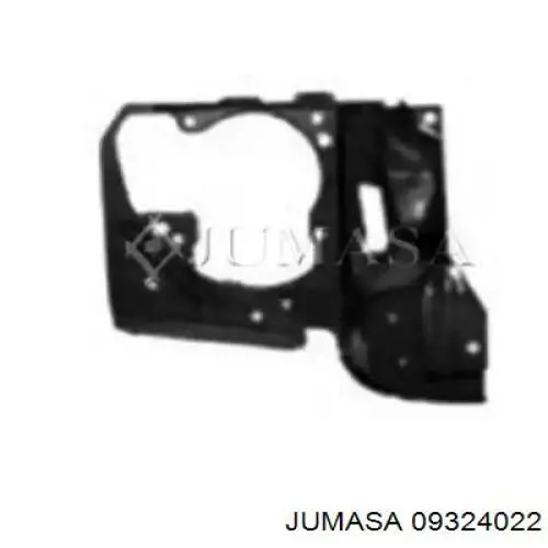 09324022 Jumasa suporte direito do radiador (painel de montagem de fixação das luzes)