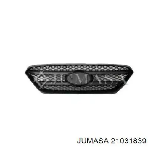 863801D001 Hyundai/Kia grelha do radiador