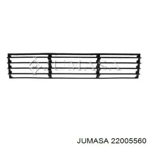 Решетка бампера переднего центральная 22005560 Jumasa