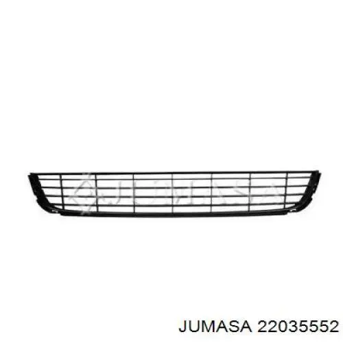 Решетка бампера переднего центральная 22035552 Jumasa