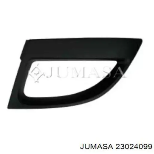 Placa sobreposta esquerda do pára-choque dianteiro para Renault Scenic (JZ0)