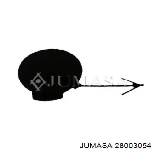 Заглушка буксировочного крюка 28003054 Jumasa