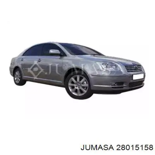 Moldura de parachoques delantero izquierdo 28015158 Jumasa