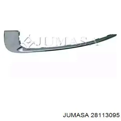 Moldura esquerda de grelha do pára-choque dianteiro para Opel Insignia (G09)