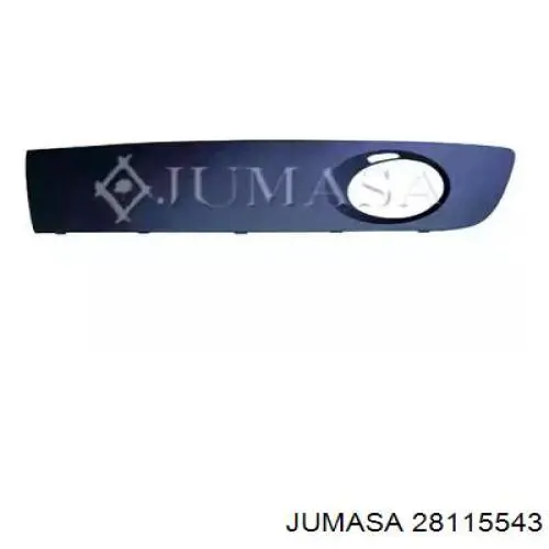 28115543 Jumasa tampão (grelha das luzes de nevoeiro do pára-choque dianteiro esquerdo)