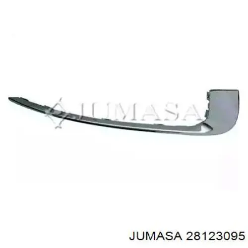 Moldura direita de grelha do pára-choque dianteiro para Opel Insignia (G09)