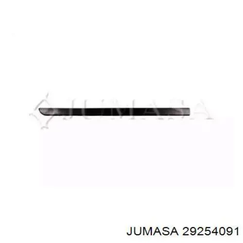 Moldura da porta dianteira esquerda para Renault Megane (LM0)