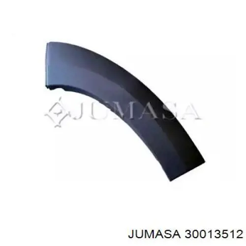 30013512 Jumasa placa sobreposta do pára-lama dianteiro esquerdo