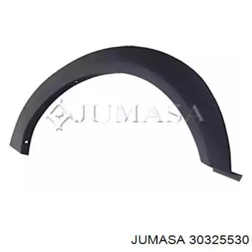 30325530 Jumasa expansor (placa sobreposta de arco do pára-lama dianteiro direito)