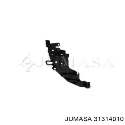 Consola (adaptador) de fixação da luz dianteira esquerda para Renault Megane (KZ0)