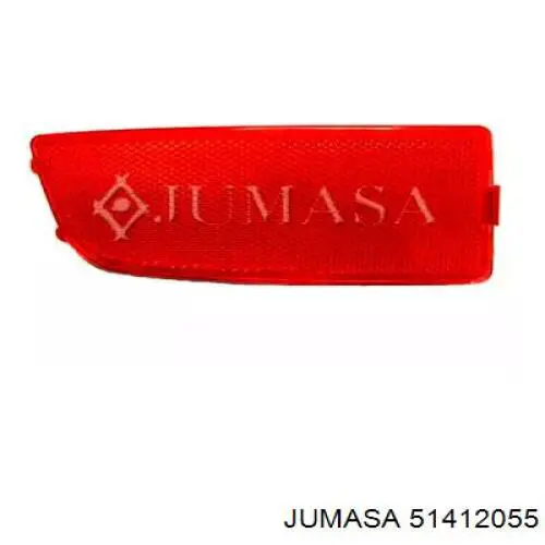 51412055 Jumasa retrorrefletor (refletor do pára-choque traseiro esquerdo)
