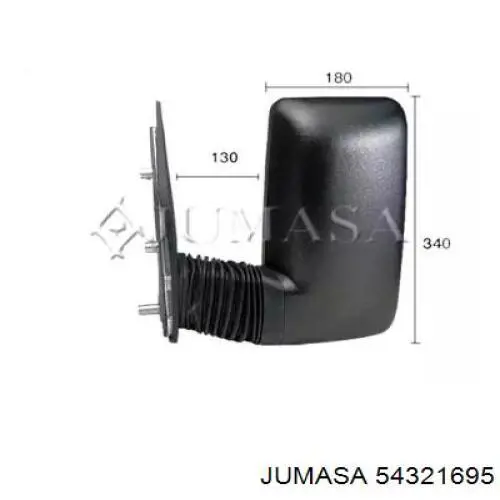 Зеркало заднего вида левое 54321695 Jumasa