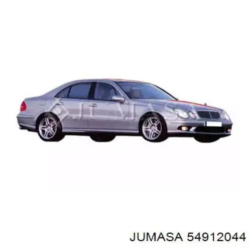 Espelho de retrovisão esquerdo para Mercedes E  S211