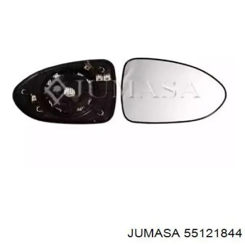 55121844 Jumasa elemento espelhado do espelho de retrovisão direito