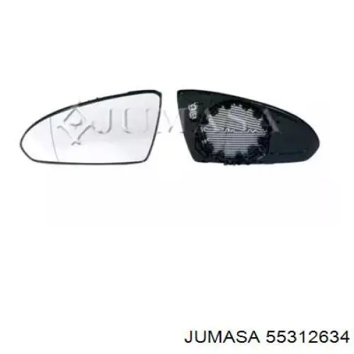 55312634 Jumasa elemento espelhado do espelho de retrovisão esquerdo
