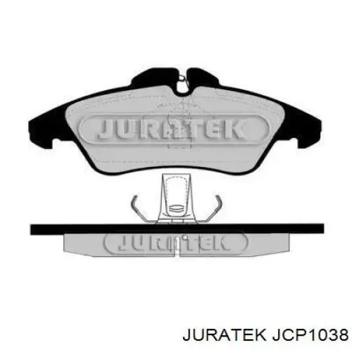 JCP1038 Juratek колодки тормозные передние дисковые