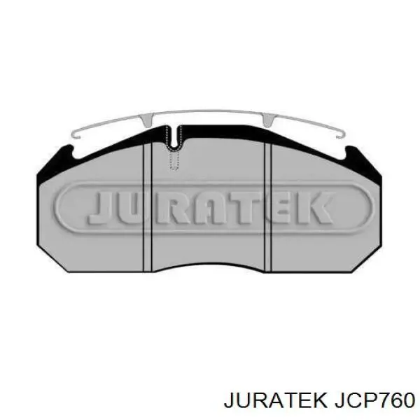 JCP760 Juratek колодки тормозные передние дисковые