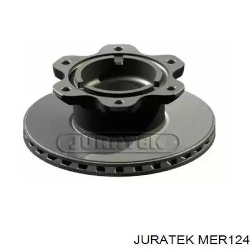 MER124 Juratek диск тормозной задний