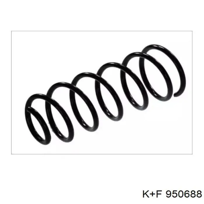 Пружина амортизатора передняя K+F 950688 цена, от 30.54 USD