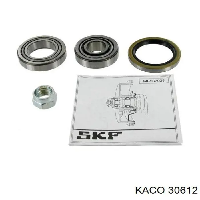 Купить 30612 Kaco Подшипник ступицы задней наружный