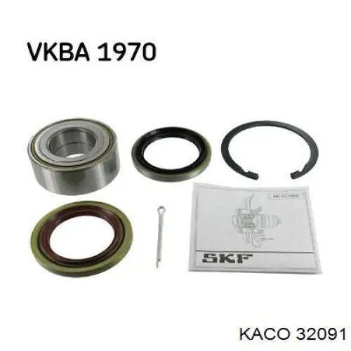 32091 Kaco Подшипник ступицы передней