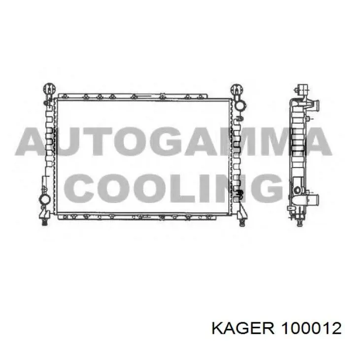 10-0012 Kager масляный фильтр