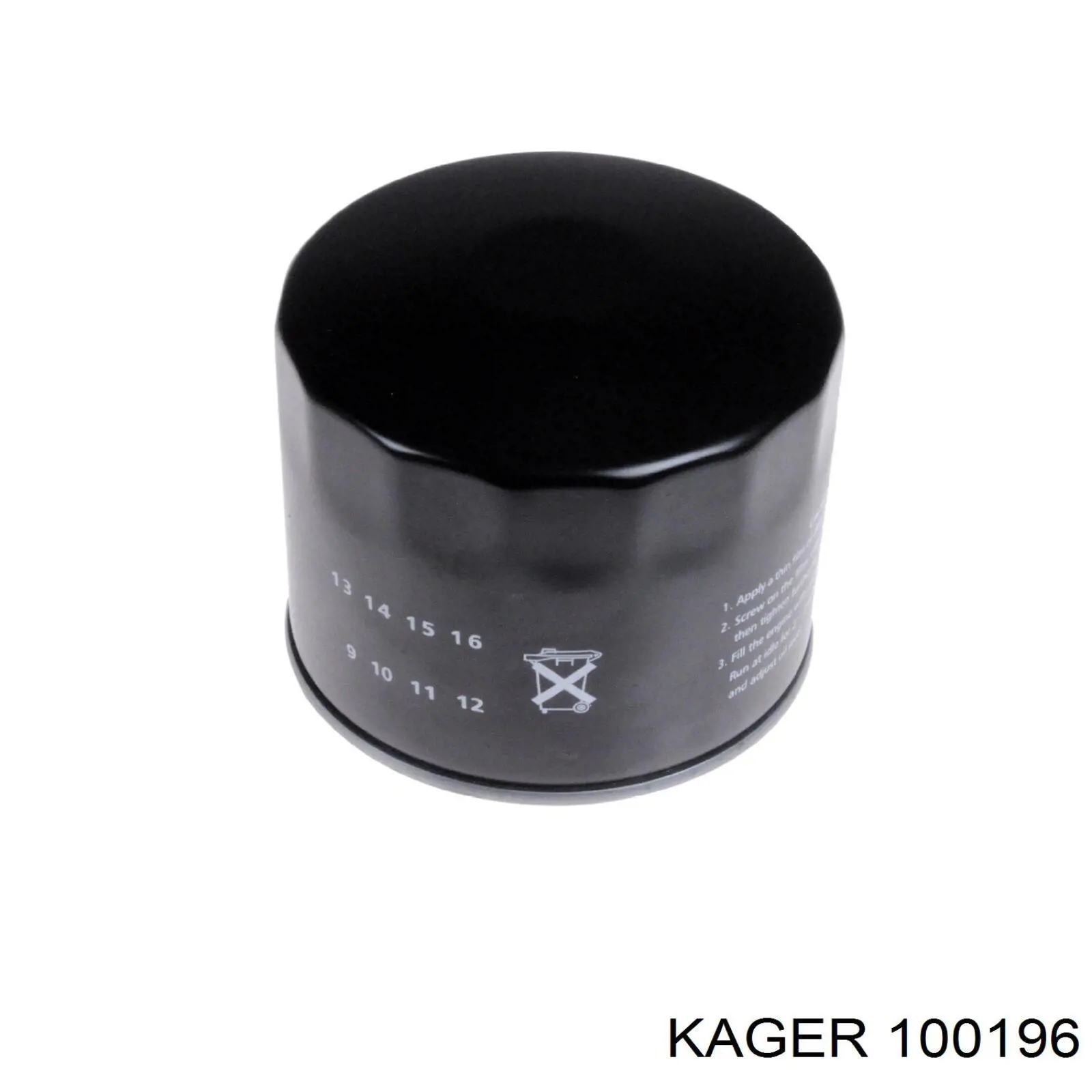 100196 Kager масляный фильтр