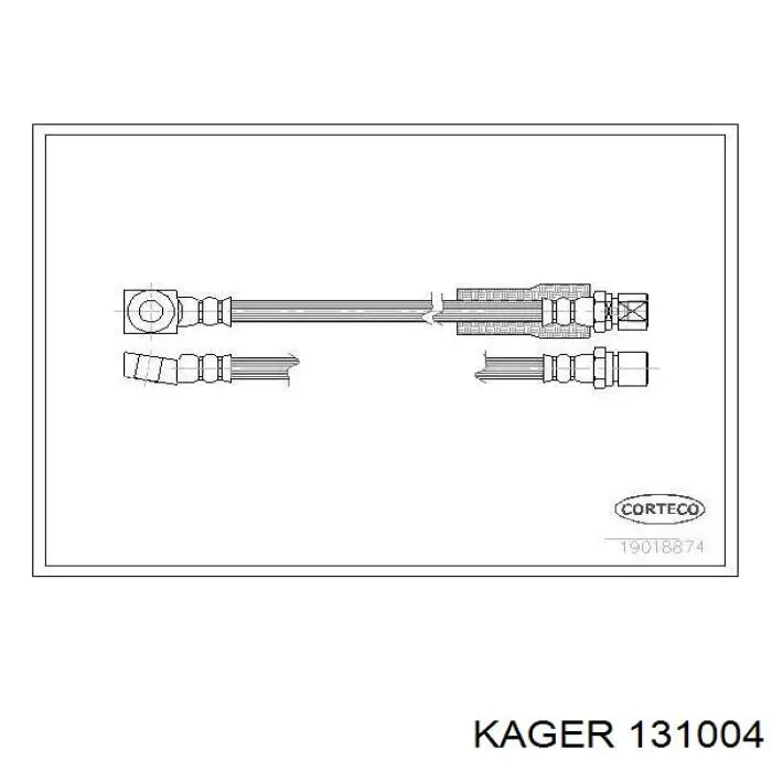 ШРУС наружный передний 131004 Kager