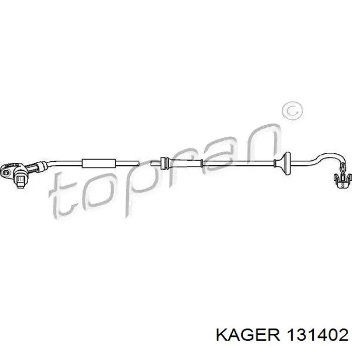 ШРУС наружный передний 131402 Kager