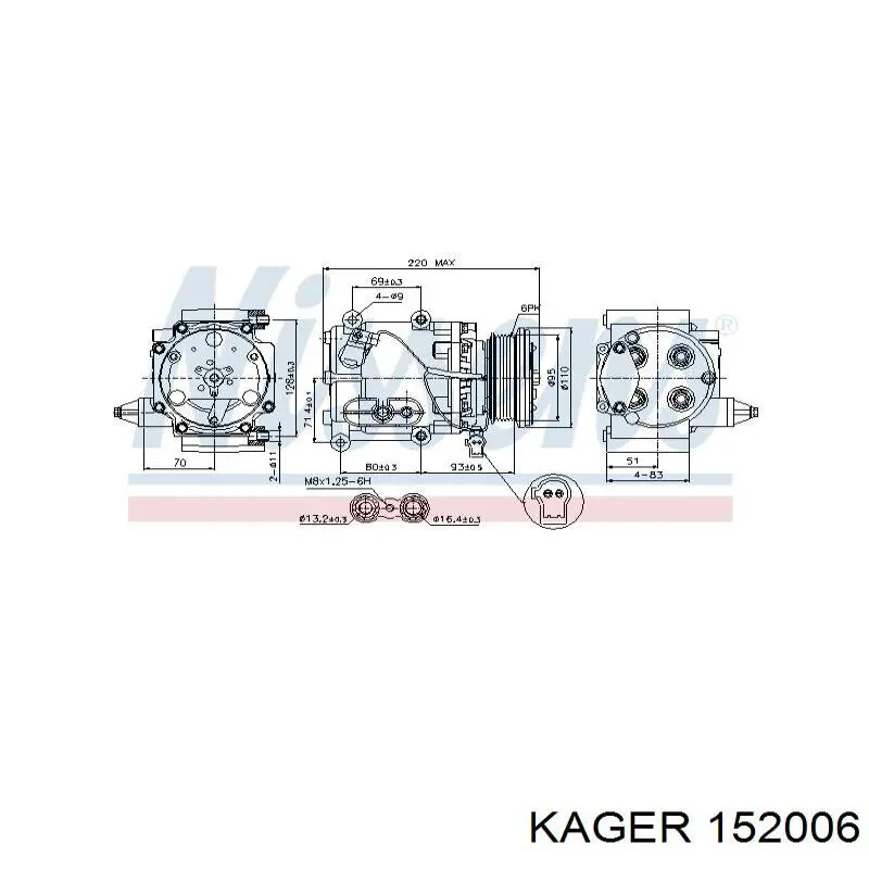Купить MC7151 Mecarm Корзина сцепления